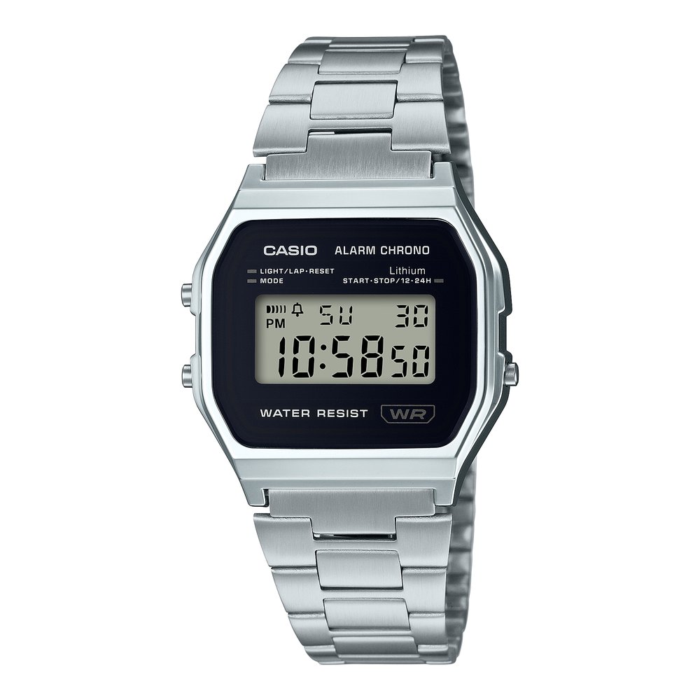 Đồng hồ Casio A158WEA-1DF Chính Hãng (đen) Đồng hồ Casio A158WEA-1DF Chính Hãng (đen)