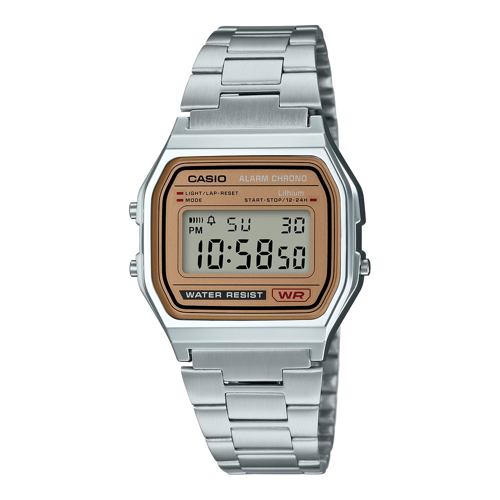 Đồng hồ Casio A158WEA-9DF Chính Hãng (vàng) Đồng hồ Casio A158WEA-9DF Chính Hãng (vàng)