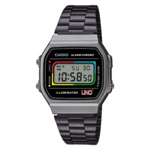 Đồng hồ Casio A168WEUC-1ADR Chính Hãng (đen)