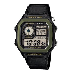 Đồng hồ Casio Nam AE-1200WHB-1BVDF Chính Hãng
