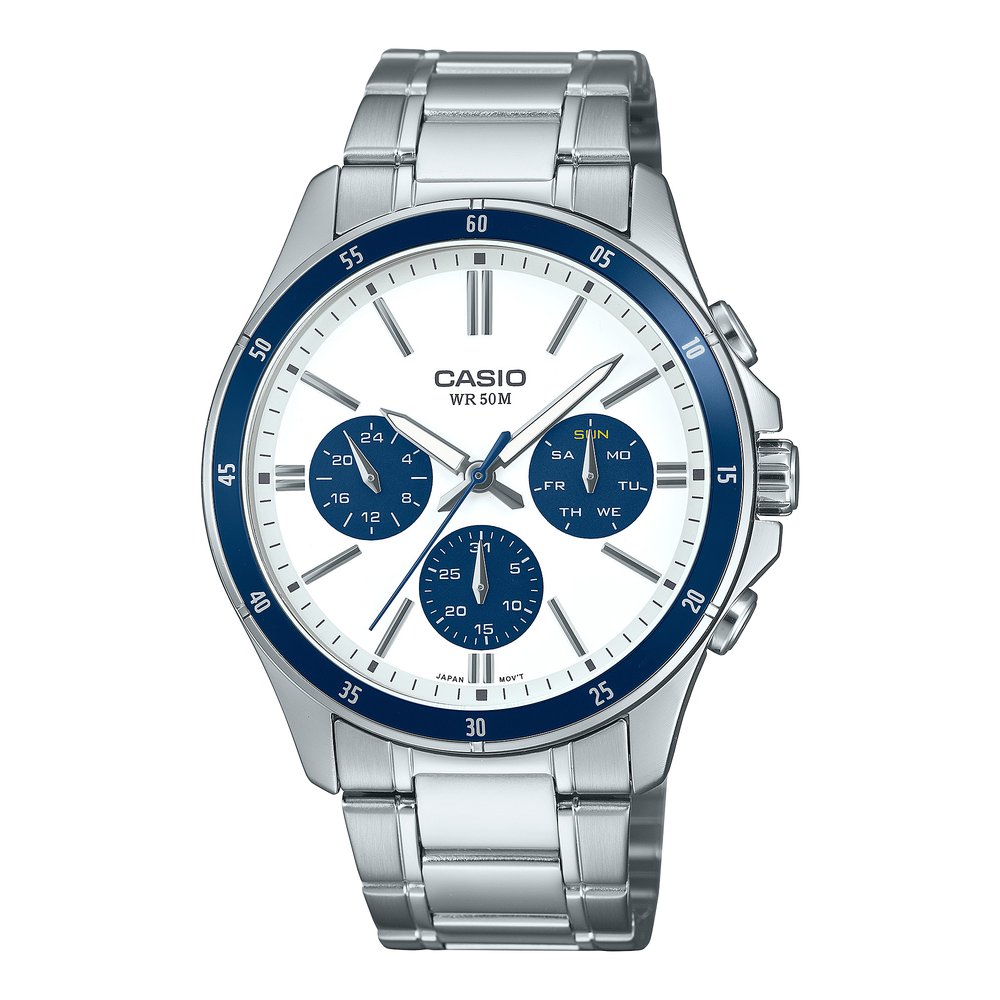 Đồng hồ Casio Nam MTP-1374D-7A2VDF Chính Hãng (trắng) Đồng hồ Casio Nam MTP-1374D-7A2VDF Chính Hãng (trắng)