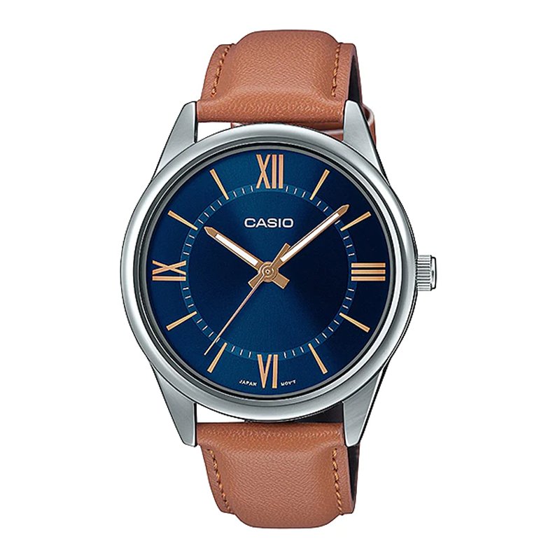 Đồng hồ Casio Nam MTP-V005L-2B5UDF Chính Hãng Đồng hồ Casio Nam MTP-V005L-2B5UDF Chính Hãng